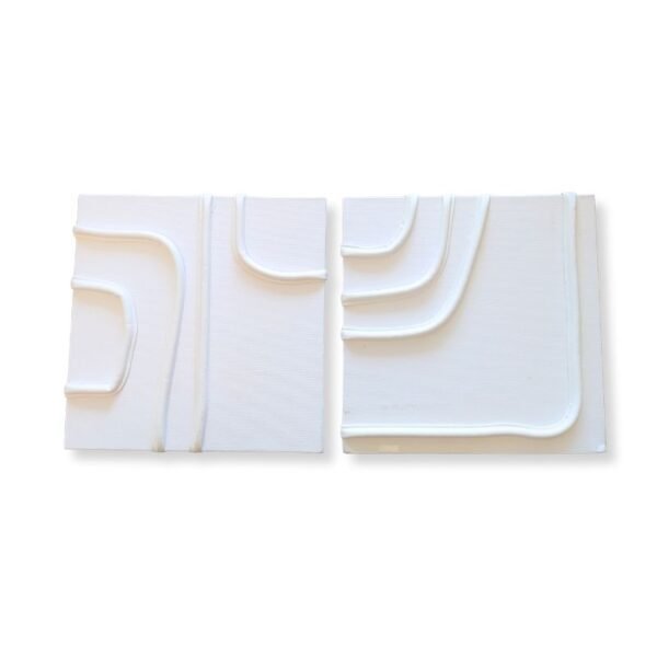 Μίνιμαλ Σετ καμβάδων ''γραμμικό" σχέδιο (20cm)