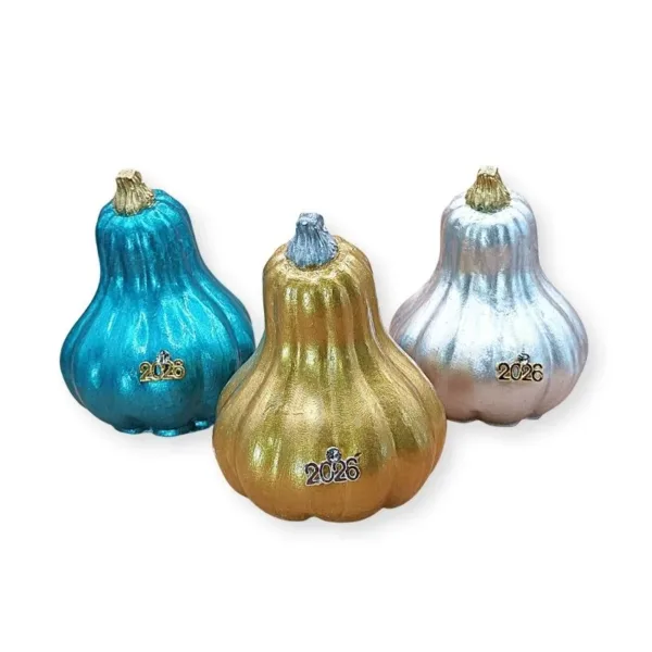 Γούρι 2026 κολοκύθα πορσελάνη, Περλέ