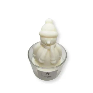 Αρωματικό κερί χιονάνθρωπος σε βάζο