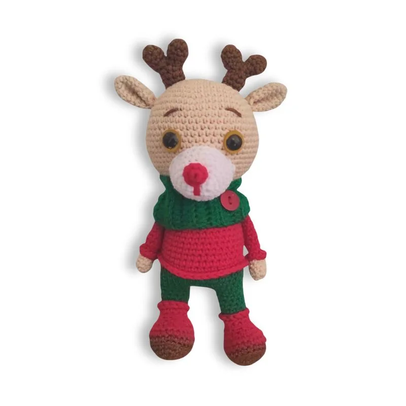 Plekth-koukla-amigurumi-roudolf-elafaki-me-xristougenniatikh-endumasia-lubbi