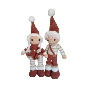 Σετ ζευγάρι ξωτικά amigurumi