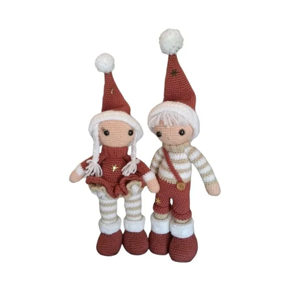 Σετ ζευγάρι ξωτικά amigurumi