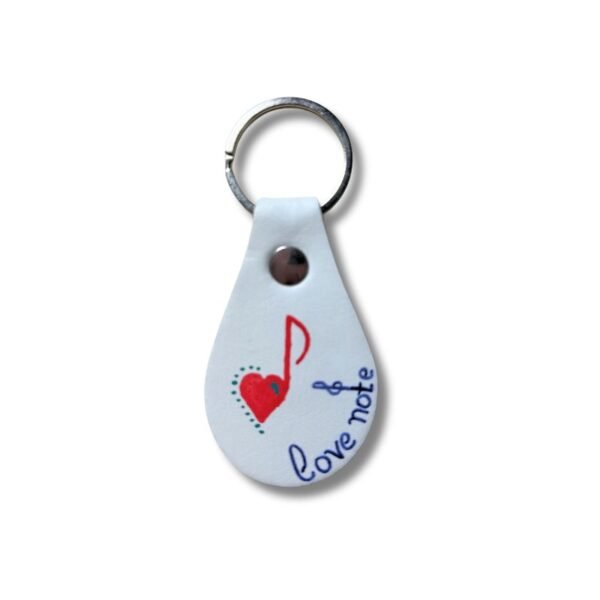 Μπρελόκ δερματίνη, music note