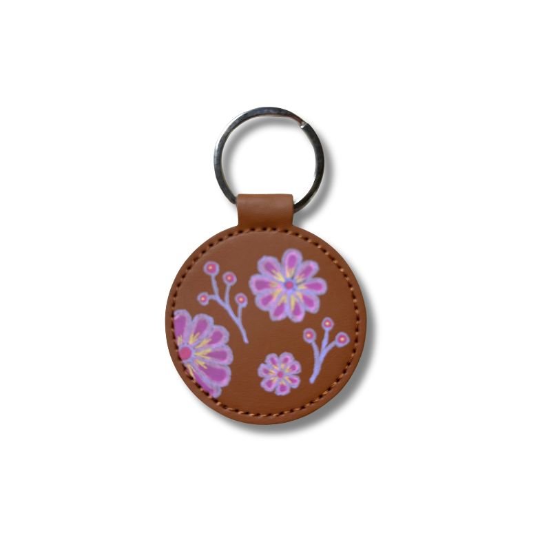 brelok-pink flowers-svouras-art