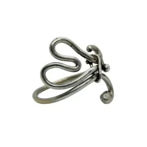 Δαχτυλίδι καρδιά από αλπακά