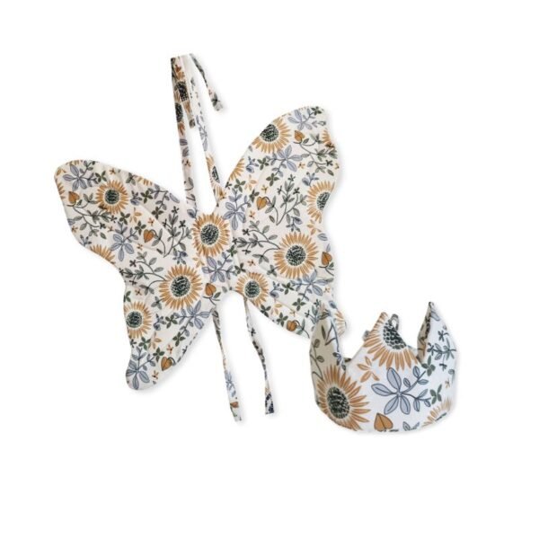 Φτερά πεταλούδας και κορόνα Ηλίανθοι