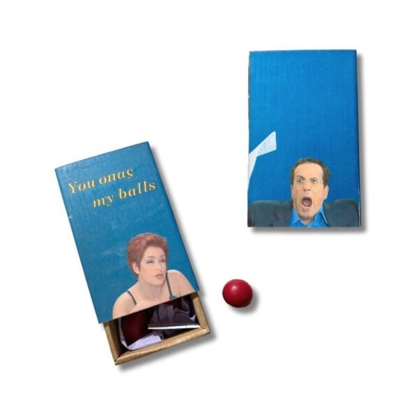 Κουτάκια με wax melts ''You σπας My balls''