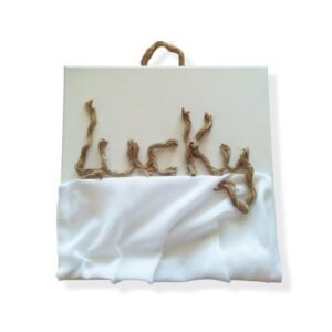 Καμβάς με ύφασμα " Lucky"