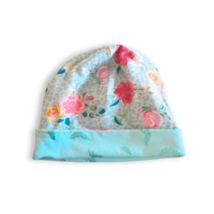 Βρεφικό σκουφάκι 2 όψεων Φλοράλ (3-6 μηνών)