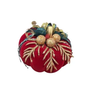 Χριστουγεννιάτικο γούρι, Βελουτέ κεραμική κολοκύθα