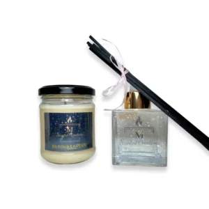 Σετ Αρωματισμού Χώρου – Κερί Σόγιας & Reed diffuser