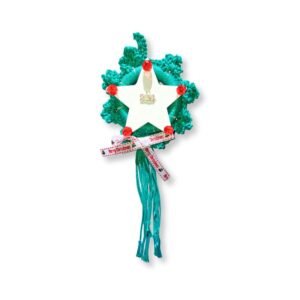 Πλεκτό κόκκινο γούρι '26 Κρίκος, Αστέρι