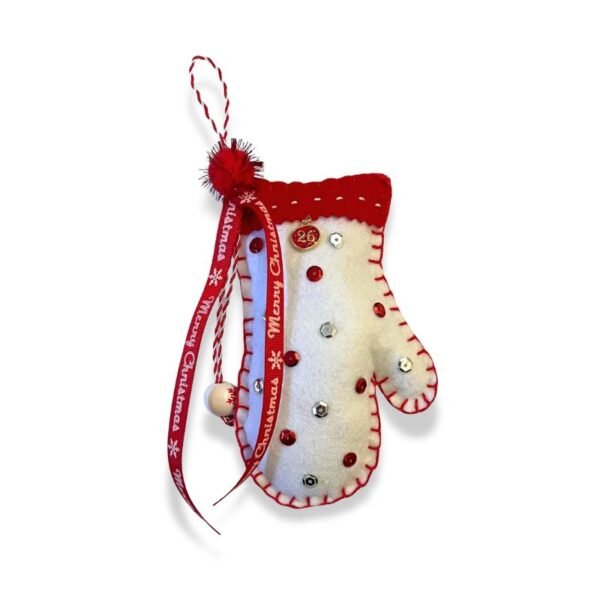 Χριστουγεννιάτικο στολίδι γούρι "Γάντι"