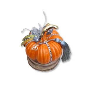 Χριστουγεννιάτικο γούρι Κεραμική Κολοκύθα