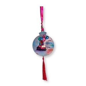 Ξύλινο γούρι, ζωγραφισμένο, Δώρα με ευχές