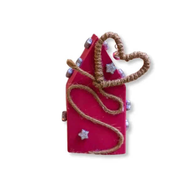 Χριστουγεννιάτικο Γούρι, Ξύλινο Σπιτάκι