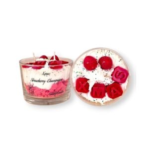 Κερί σόγιας Xmas Strawberry - Champagne