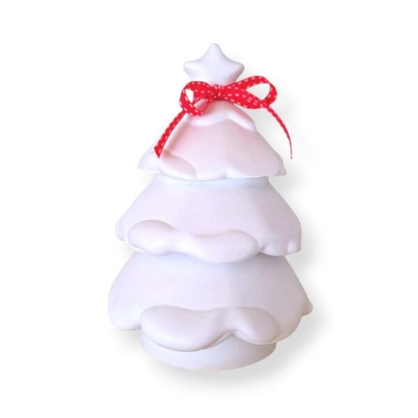 Κερί σόγιας σε Πορσελάνινο Χριστουγεννιάτικο Δεντράκι 3 Επιπέδων