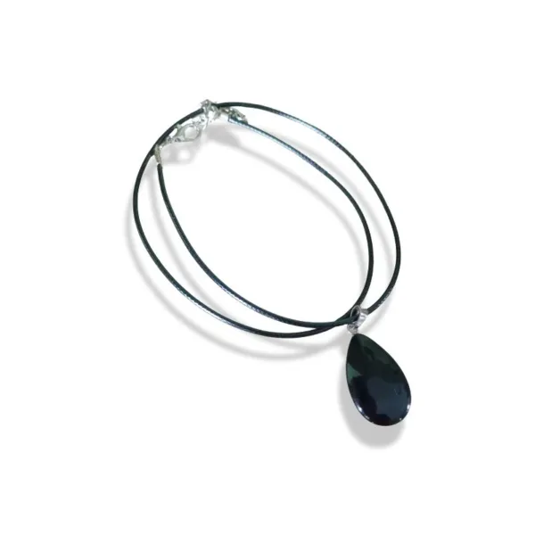 Γυναικείο κολιέ με ημιπολύτιμη πέτρα Σταγόνα