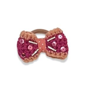 Λαστιχάκι μαλλιών πλεκτό παγέτα