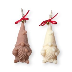 Κερί Ελαιοκράμβης - Χριστουγεννιάτικος Νάνος με ψηλό σκούφο