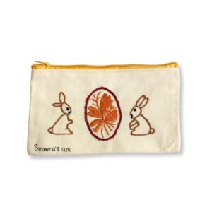 Υφασμάτινo νεσεσέρ Κεντημένο με λαγουδάκια