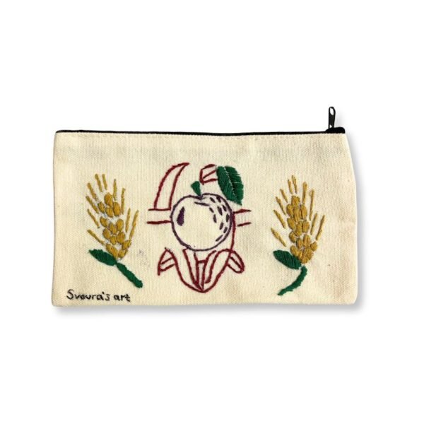 Υφασμάτινo νεσεσέρ Κεντημένο με μήλο και στάχια