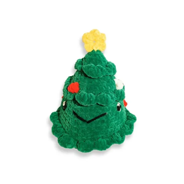 Πλεκτό μαξιλάρι Χριστουγεννιάτικο δεντράκι