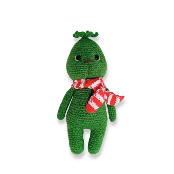 Πλεκτό παιχνίδι Amigurumi γκρινιάρης των Χριστουγέννων