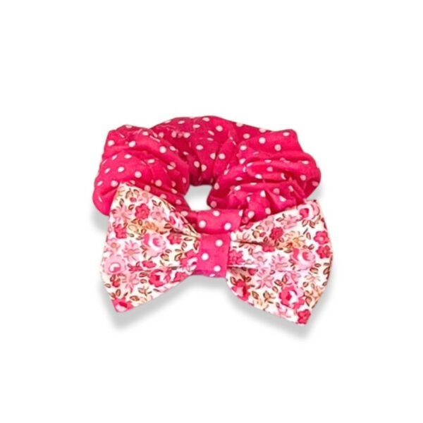 Scrunchies Πουά με διακοσμητικό φιόγκο