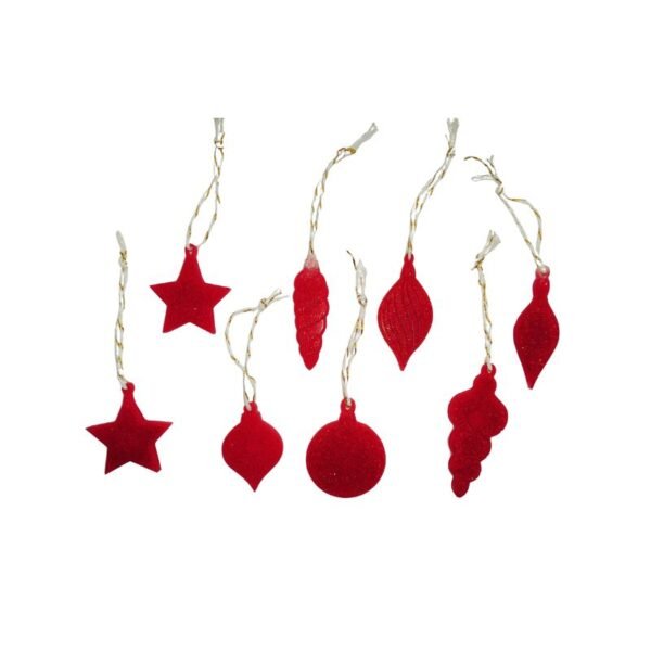 Σετ Χριστουγεννιάτικα στολίδια 8 τεμάχια