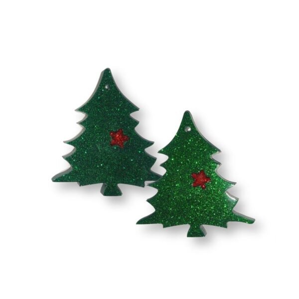 Σετ 2 τμχ στολίδια, Χριστουγεννιάτικα δέντρα