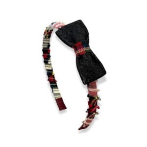 Παιδική στέκα μαλλιών, Καρώ με ξέφτια