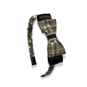 Στέκα παιδική καρώ με ξέφτια