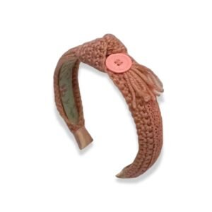 Στέκα παιδική πλεκτή με κόμπο "Button"