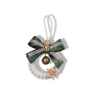 Μακραμέ στολίδι με κουδουνάκι, δώρο για τη δασκάλα ή το δάσκαλο