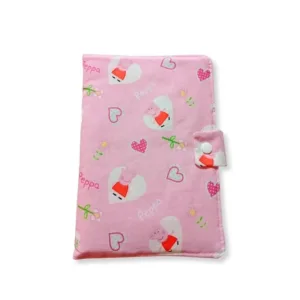 Θήκη βιβλιαρίου υγείας ροζ, Γουρουνίτσα