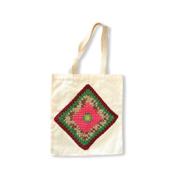 Υφασμάτινη tote Τσάντα, πολύχρωμη ζωή