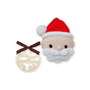 Χριστουγεννιάτικο στολίδι Άγιος Βασίλης πλεκτό