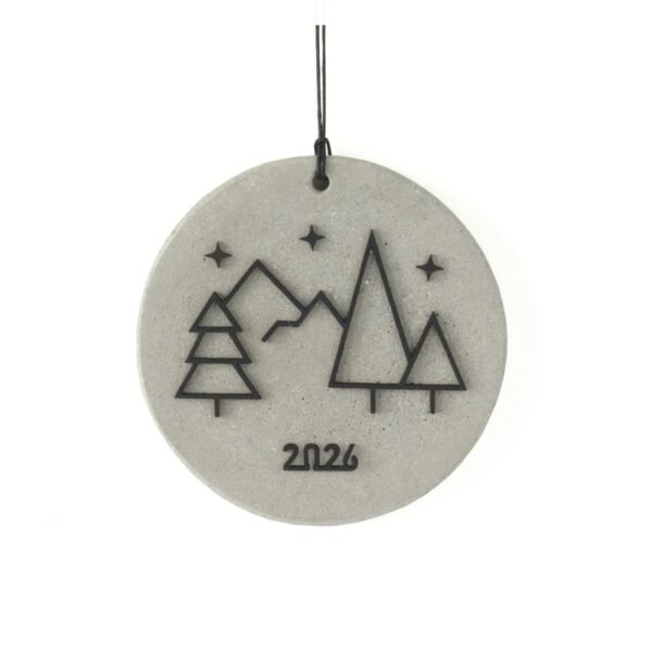 Τσιμεντένιο γούρι 2026, Χριστουγεννιάτικα δέντρα