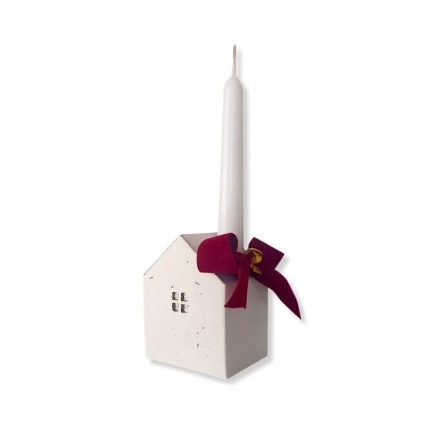 Πορσελάνινο σπιτάκι - κηροπήγιο - Γούρι 2026