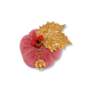 Βελούδινη κολοκύθα γούρι Σάπιο μήλο (9cm)