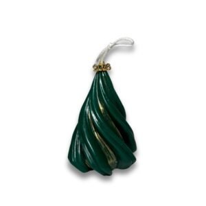 Κερί christmas tree σπιράλ από Φυσικό Κερί Ελαιοκράμβης