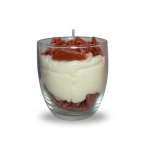 Κερί γαλακτομπούρεκο σε γυάλινο δοχείο