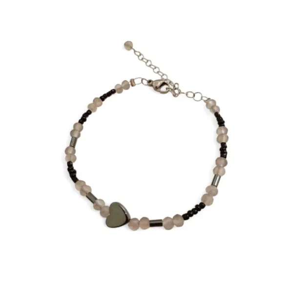 Βραχιόλι με χάντρες και αιματίτες