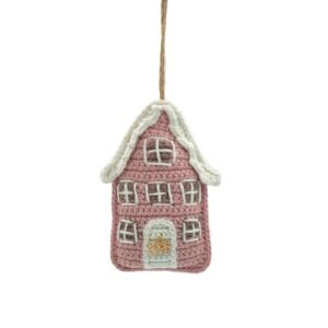 Πλεκτό γούρι 2026 - Σπιτάκι