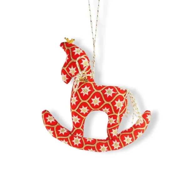 Γούρι στολίδι αλογάκι ''Rocking horse''
