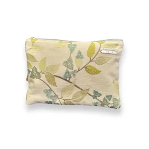 Τσαντάκι/ Νεσεσέρ με φερμουάρ, Φύλλα (25x18)