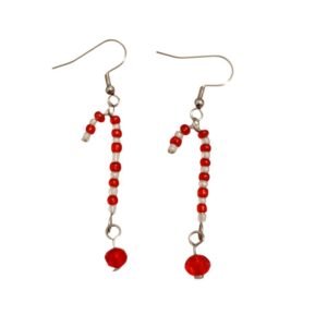 Σκουλαρίκια ζαχαρωτό μπαστούνι