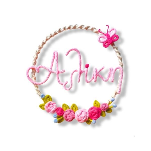 Προσωποποιημένο παιδικό στεφανάκι με τριαντάφυλλα